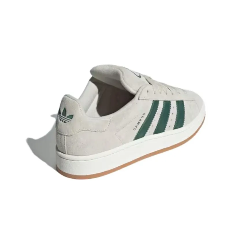Adidas Originals CAMPUS 00s 00S Non-slip Lightweight Low-Top Skateboard Shoes Unisex Green Beige-2