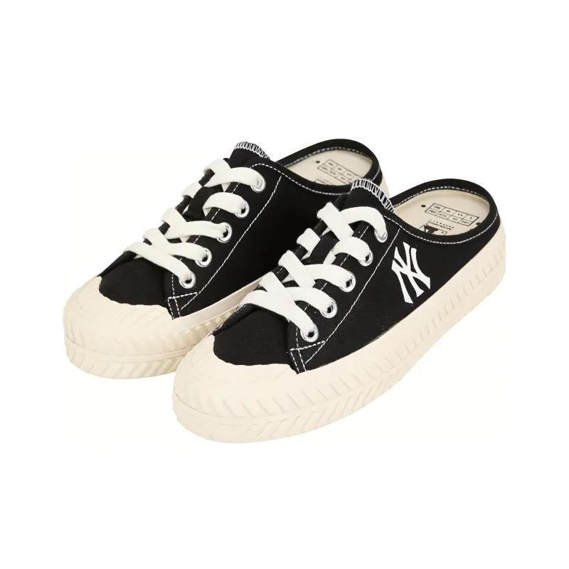 MLB Playball Low Top Canvas Shoes Unisex Black-1