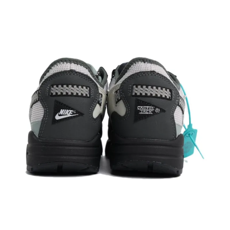 Travis Scott X Nike Air Max 1 Running Shoes Men Low Top Blue/Gray/Black-3