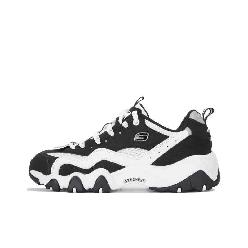 Skechers Sport D'Lites 2.0 Shoes 'Black White' Women's-0