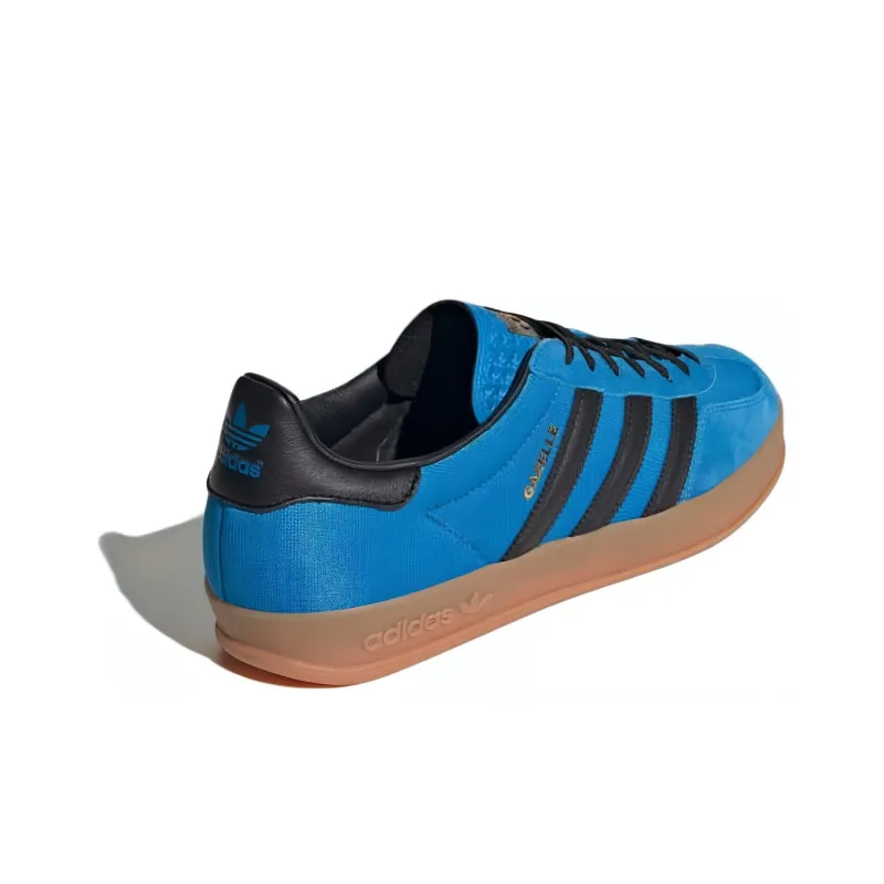 Adidas Gazelle Indoor Bright Blue Black Gum-3