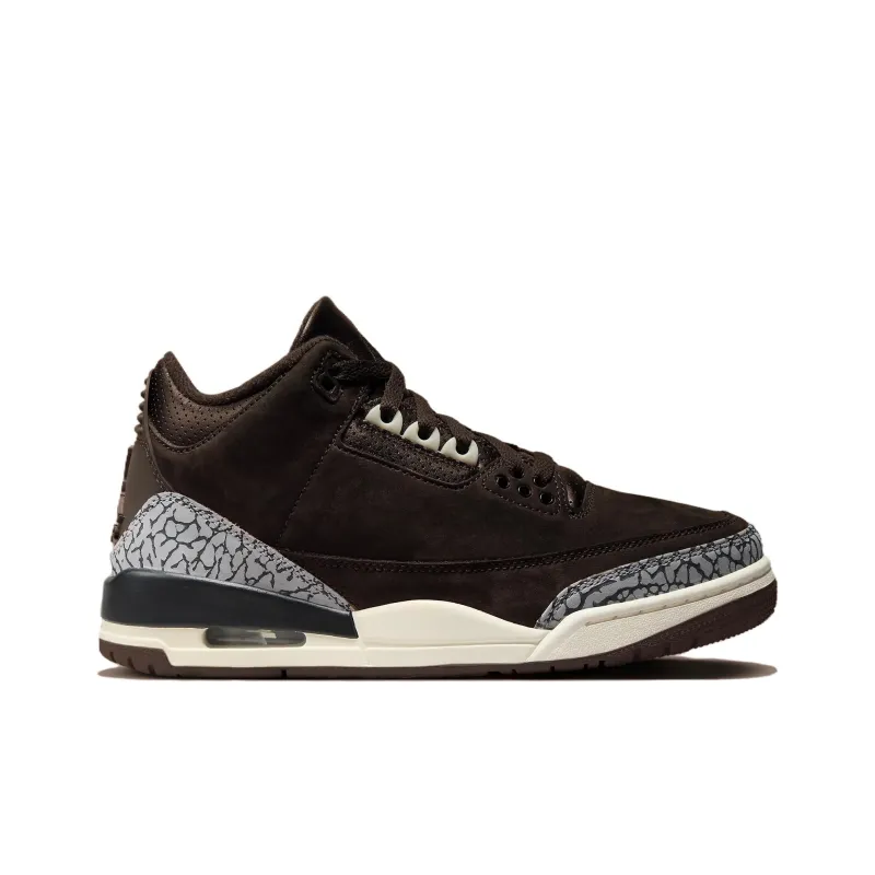 Jordan Air Jordan 3 Basketball Shoes Men Mid Top Brown-1