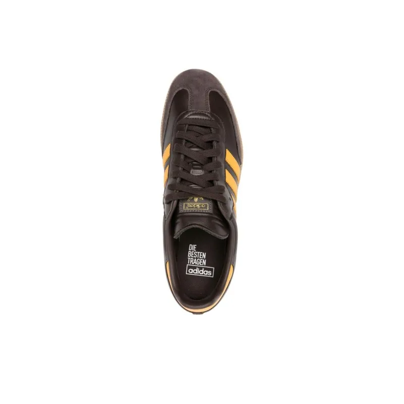 Adidas Samba Og 'Dark Brown Yellow'-3