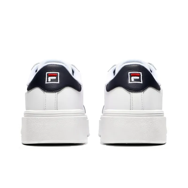 FILA Court Plumpy Low Top Board Shoes White/Black-3