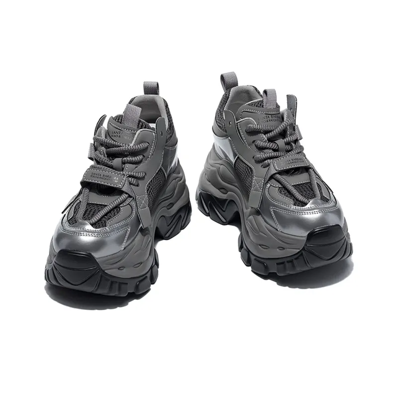 SANTA BARBARA POLO & RACQUET CLUB Breathable Low-Top Chunky Sneakers Women's-4