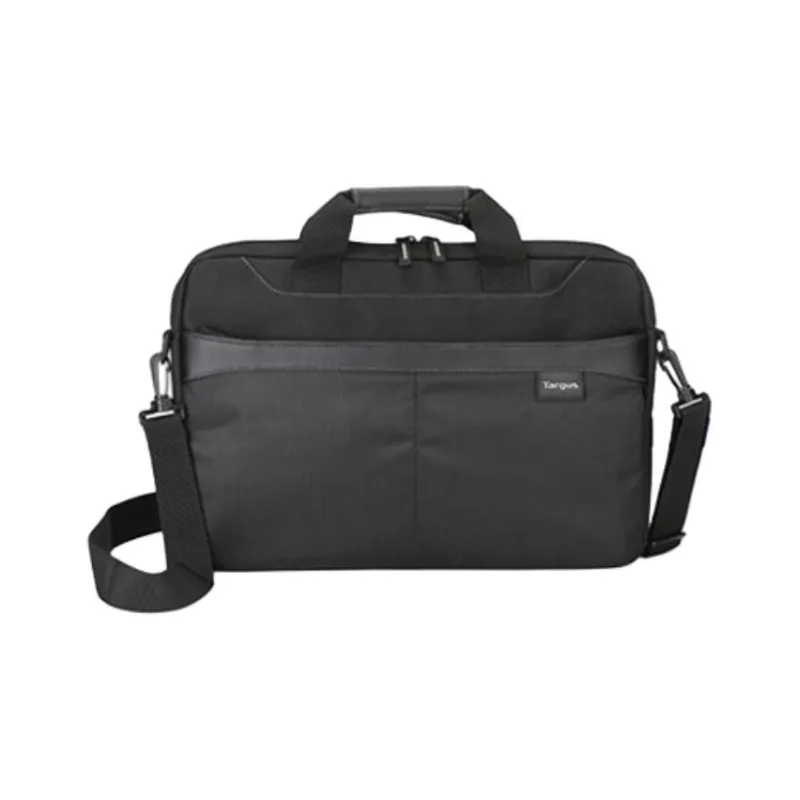 TARGUS Polyester One Shoulder Crossbody Laptop Bag Unisex Black-1