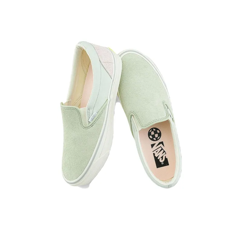 Vans Slip on Skateboarding Shoes 'Light Green'-2