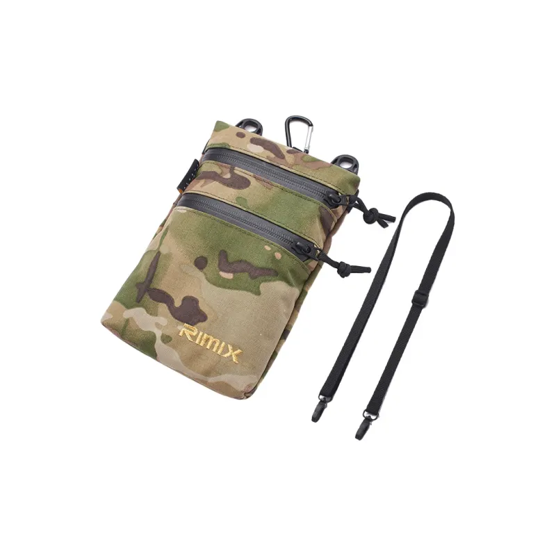 RIMIX Nylon Fanny Pack Regular Unisex Black/Camouflage-6