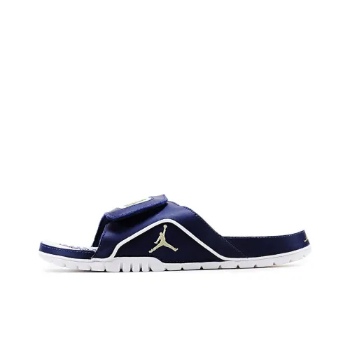 Jordan Hydro 4 Slide Slippers Men Marine Blue/Black/White