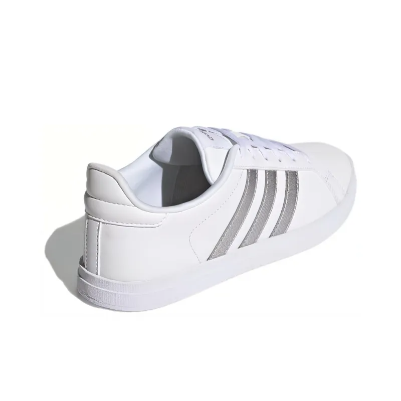 Adidas Neo Courtpoint 'White Silver Metallic' Women's-3