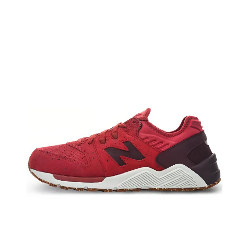 New Balance 009 Speckle Suede Supernova Red-0