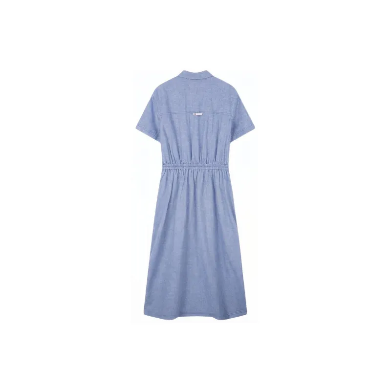 Tommy Hilfiger Short Sleeved Dresses Women's Denim Blue-1