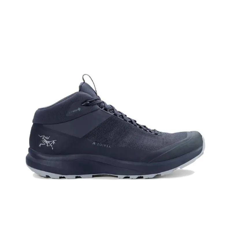 Arcteryx Aerios Gt Anti Slip Wear Resistant Mid Top Outdoor Shoes Unisex Ink Blue-1