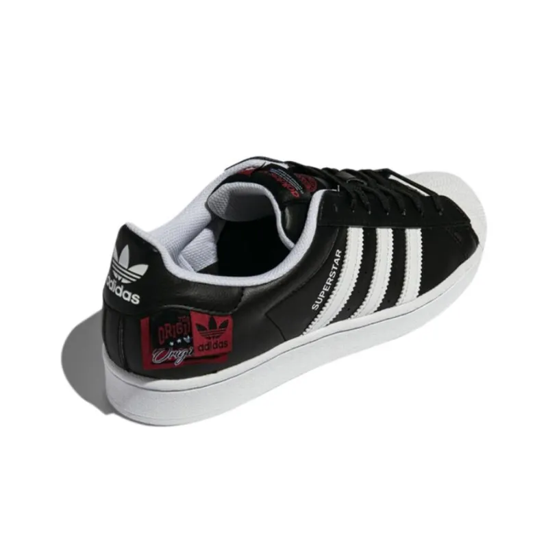 Adidas Originals Superstar 'Black White Red'-3