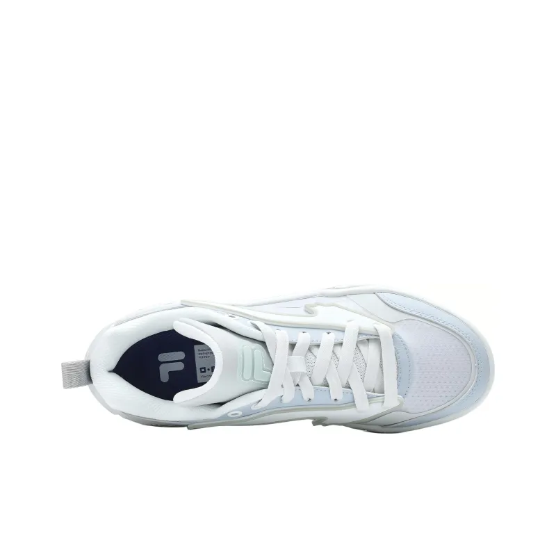 FILA FUSION DESPERADO Outlaw LOW Breathable Low-Top Vintage Basketball Shoes Women's Light Blue-2
