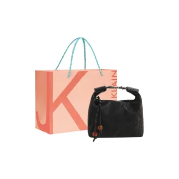 JANE KLAIN Synthetic Leather Shoulder Bag Crossbody Bag Women's Black/Pink/White/Silver