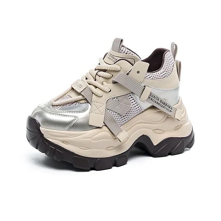 SANTA BARBARA POLO & RACQUET CLUB Breathable Low-Top Chunky Sneakers Women's-14