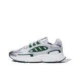 Silver/Green/White