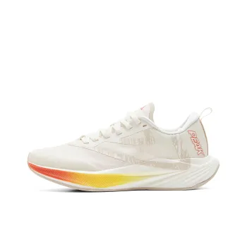 PEAK Cushioning Rebound Wear Resistant Slip Resistant Low Top Running Shoes Women's Super Light White