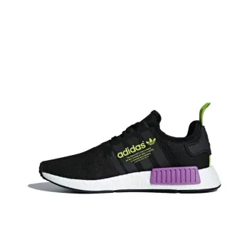 Adidas Originals Nmd R1 Core Black Shock Purple