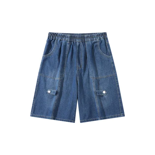 Mowlow Denim Shorts Unisex Dark Blue