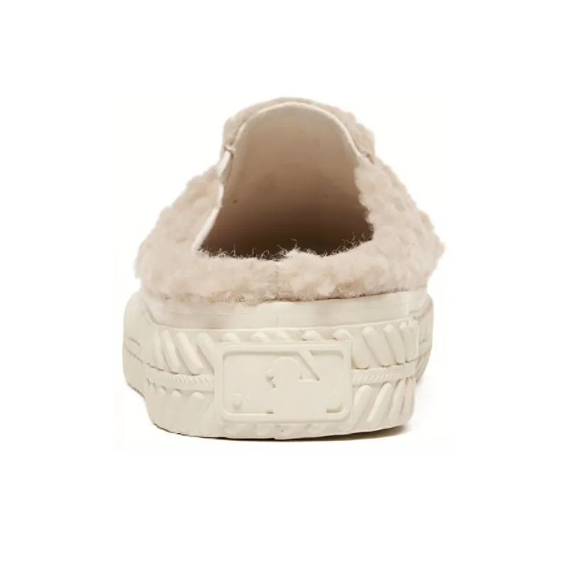 MLB Playball Mule Low Top Skateboard Shoes Unisex Beige-4