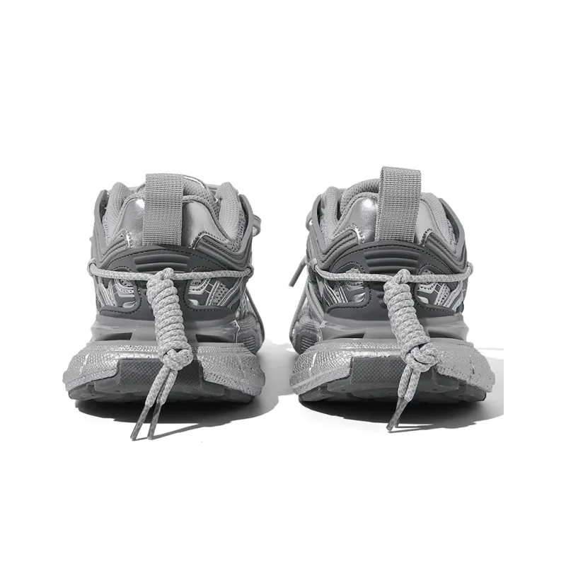 Masongarments Cage Series Abrasion Resistant, Breathable, Lightweight, Height Increasing Low Top Chunky Sneakers Unisex-14