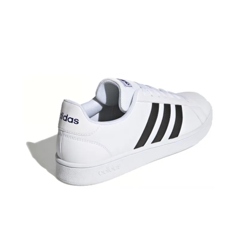 Adidas Grand Court Base Cloud White Core Black Dark Blue-3