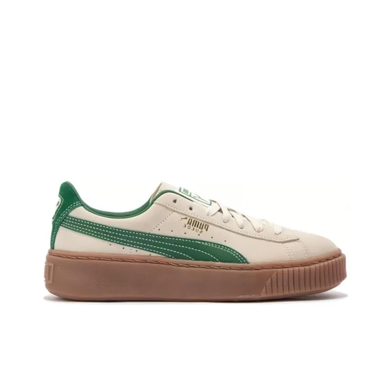 PUMA Suede Platform Core 'Beige Green' Women's-1