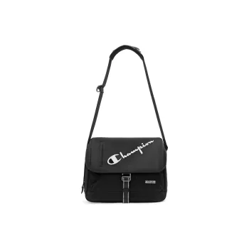 Champion Fabric Messenger Crossbody Bag Unisex Khaki/Black