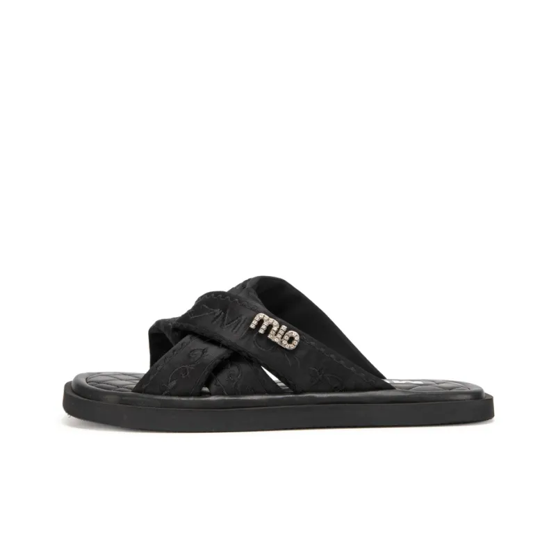 MIO Slide Slippers Women's Black-0