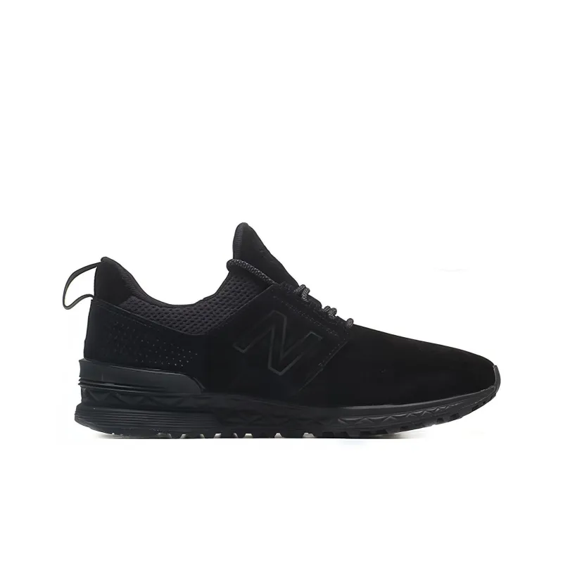New Balance 574S Series Suede 'Black'-1