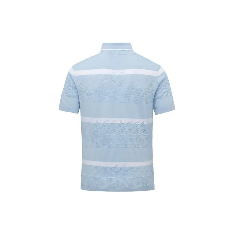 LI NING 1990 Golf Series Polo Shirt Men's Glacier Blue-1