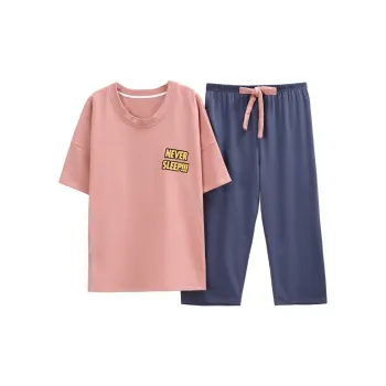 The Story Of The Flower Season Pajama Set Women's Peach