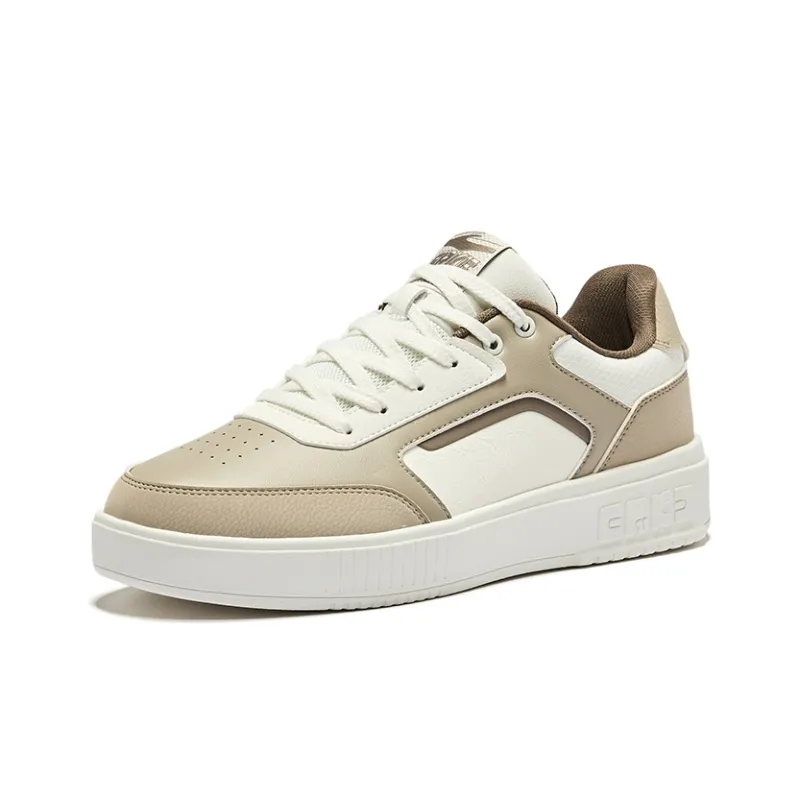 Erke Edge Anti Slip Wear Resistant Low Top Skateboard Shoes Men's Light Linen-2
