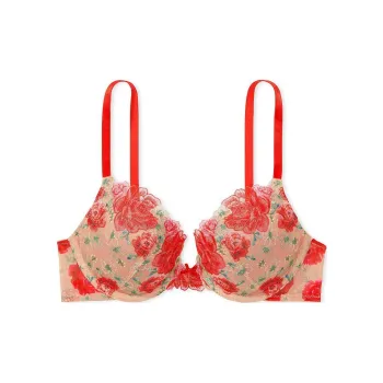 VICTORIA'S SECRET Bra Women's Red Print