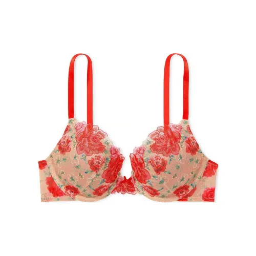 VICTORIA'S SECRET Bra Women's Red Print