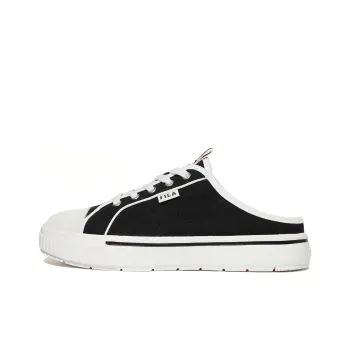 FILA Low Top One Pedal Skate Shoes Unisex Black Korean Version