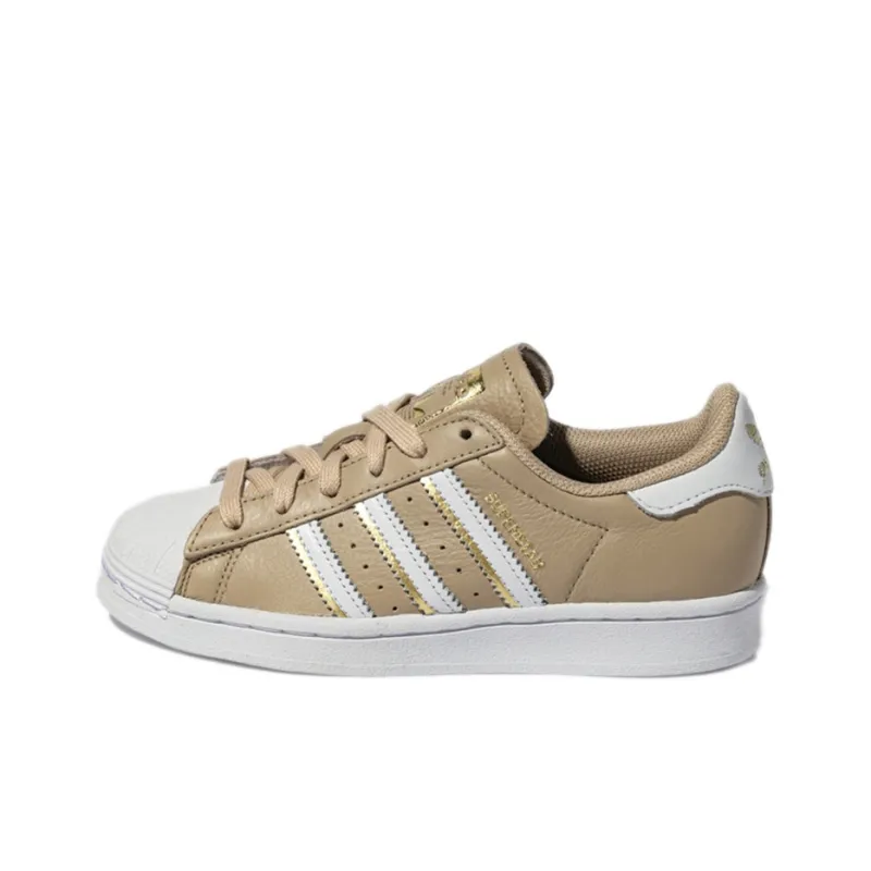 Adidas Superstar Pale Nude Gold Metallic Women's-0