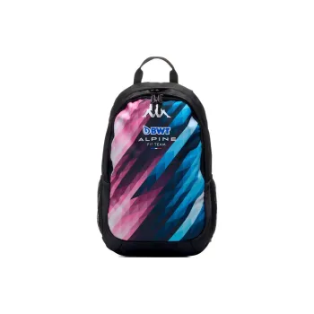 Kappa Polyester Backpack Medium Size Unisex Black/Blue/Pink