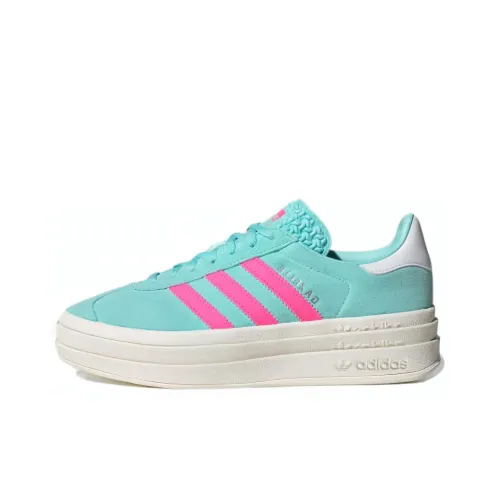 Adidas Gazelle Bold Flash Aqua Lucid Pink Women's