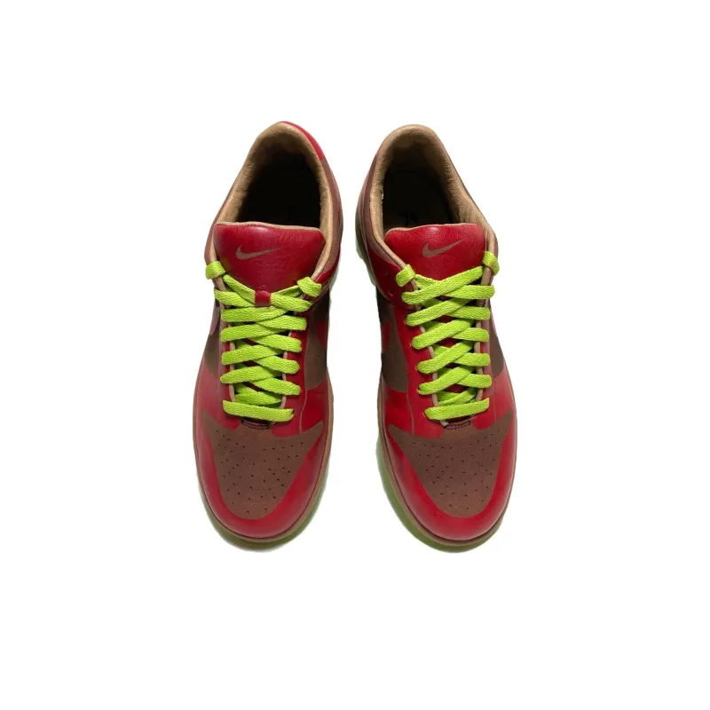 Nike Dunk Low 1 Piece Laser Varsity Red Chartreuse-2