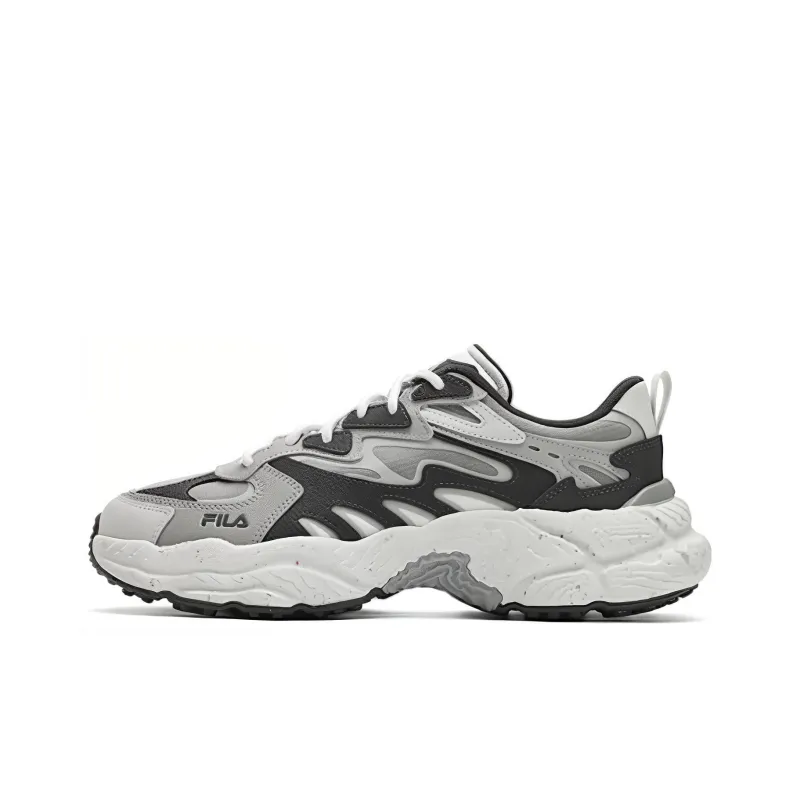 FILA Fern Fern Sneakers Low-Top Casual Shoes Men's Raven Gray-0