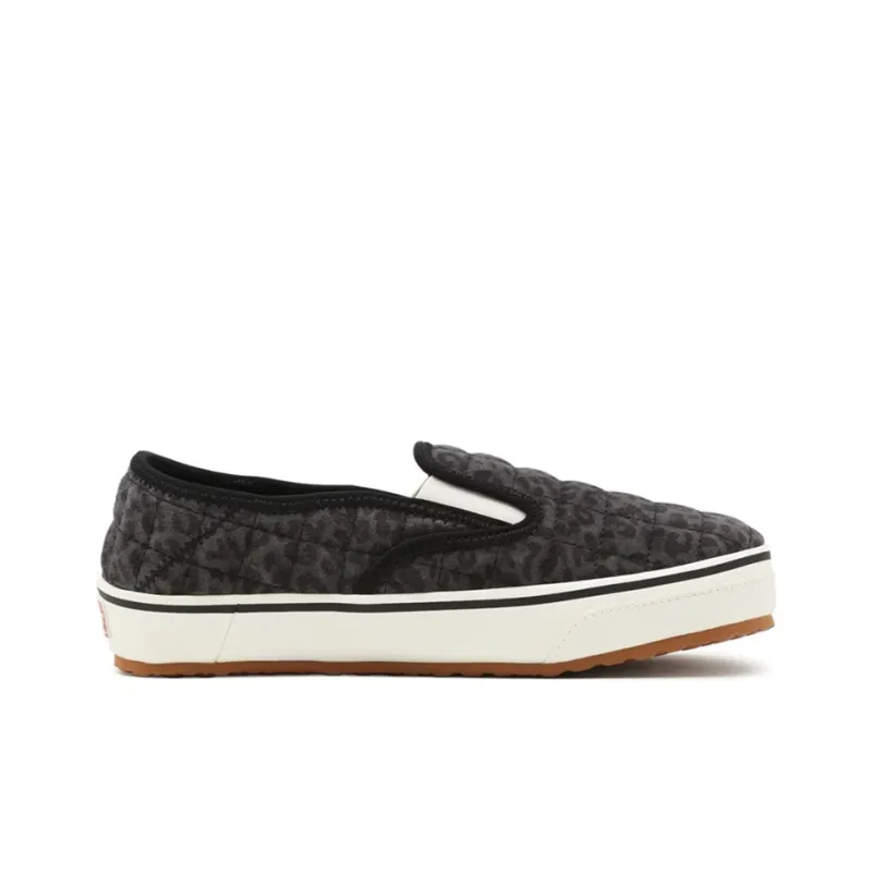 Vans Unisex Cheetah Slip Er 2 Low Top Sneakers Black/White-1