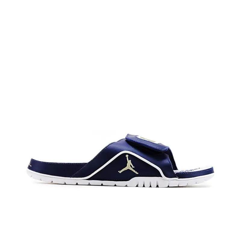Jordan Hydro 4 Slip-Resistant Slide Slippers Men's Blue White-1