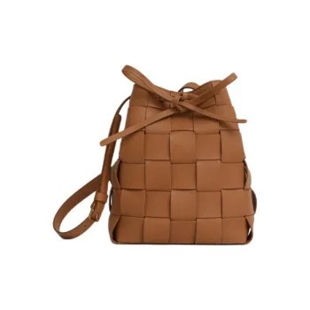 MANSUR GAVRIEL Cow Leather Bucket Bags Shoulder Bag Crossbody Bag Mini Women's Brown