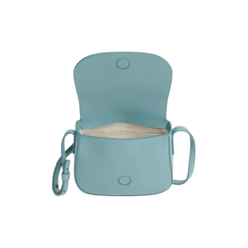 MANSUR GAVRIEL Leather Shoulder Bag Crossbody Bag Mini Women's Blue-2