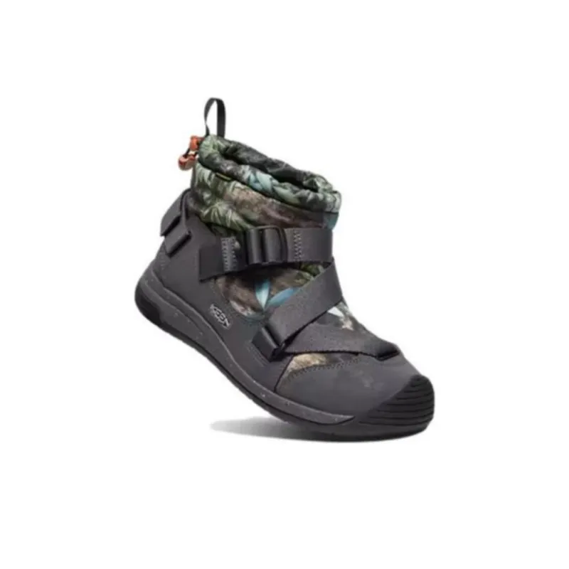 KEEN Hoodzerra Wear-resistant And Waterproof Mid-Top Outdoor Shoes Men's Green Camouflage-2