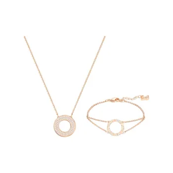 Swarovski Admiration Necklaces Women's Rose Gold Tone Plated