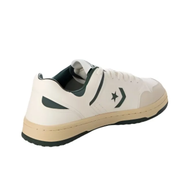 Converse Weapon O Anti-Slip Wear-Resistant Low-Top Skateboard Shoes Men's White Green-1